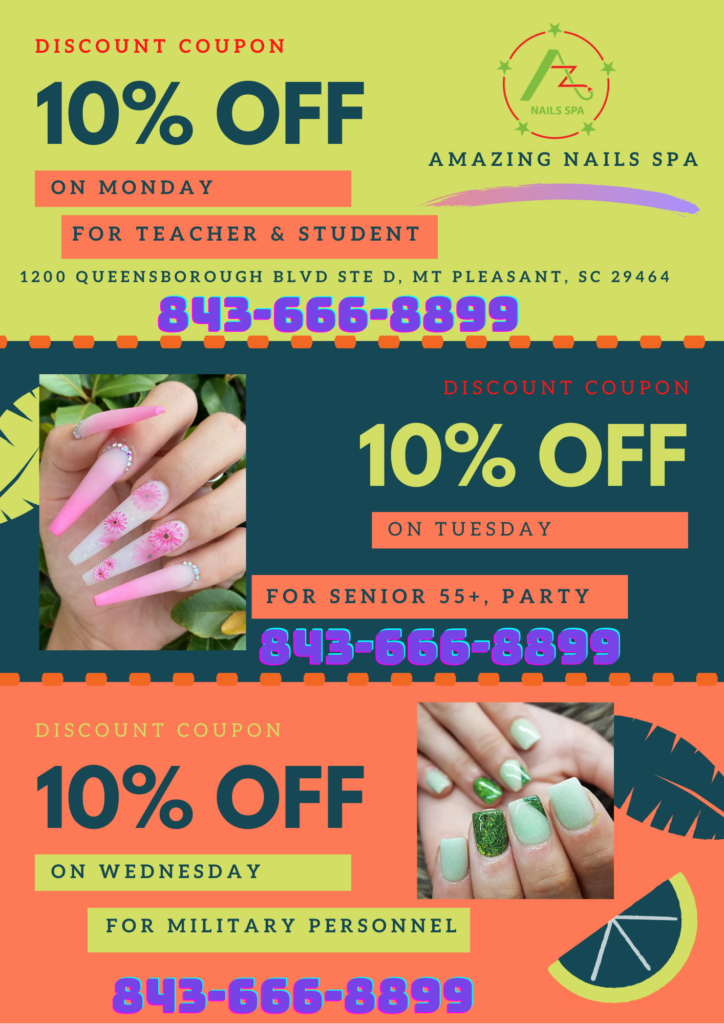 Orange Green Tropical Summer Seasonal Coupon